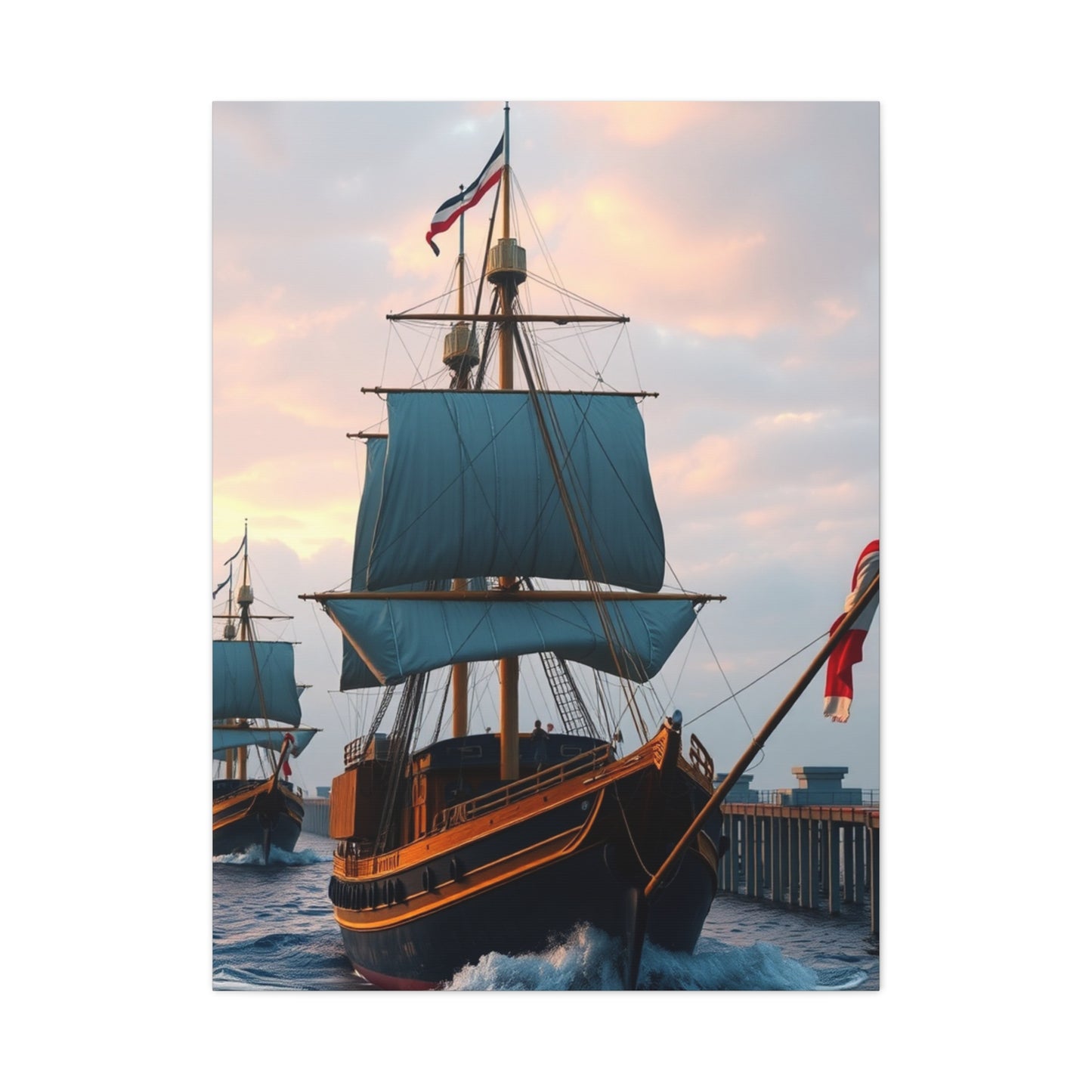 Supreme Ship Art Beautiful Collection Wall Art & Canvas Print