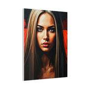 Intense Gaze Modern Portrait Wall Art & Canvas Print