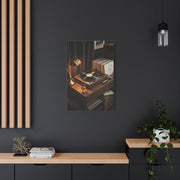 Jazz Vocalist Spotlight Performance Wall Art & Canvas Print
