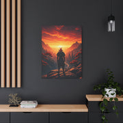 Samurai at Sunset Wall Art & Canvas Prints