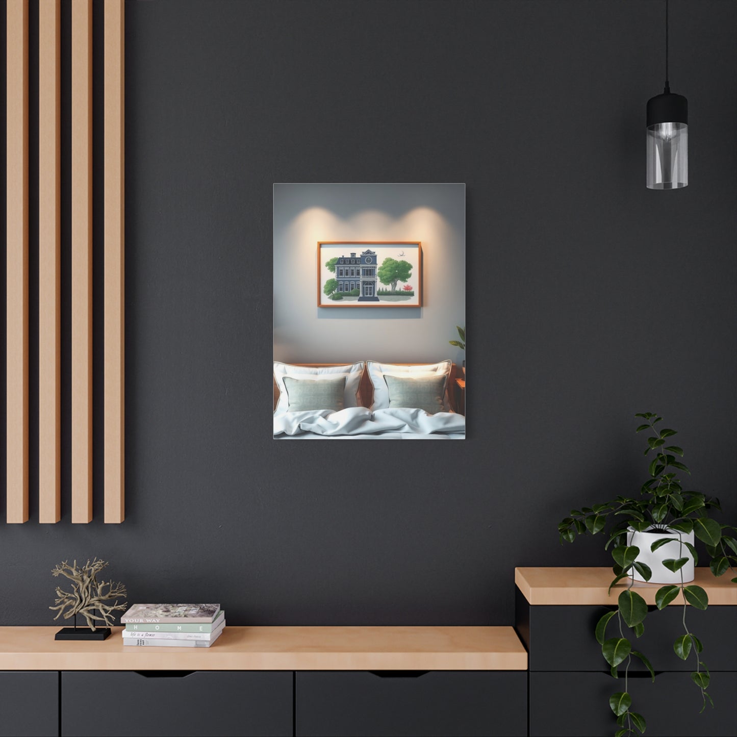 College Room Decor Art Refined Canvas Wall Art & Canvas Print