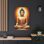 Sacred Enlightenment Buddha Figure Wall Art & Canvas Prints