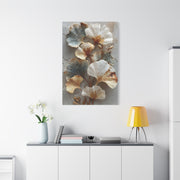 Textured Ginkgo Botanical Wall Art & Canvas Print