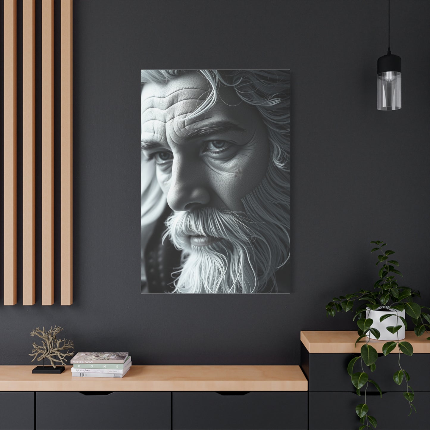 Gray & White Art Supreme Canvas Gallery Wall Art & Canvas Print