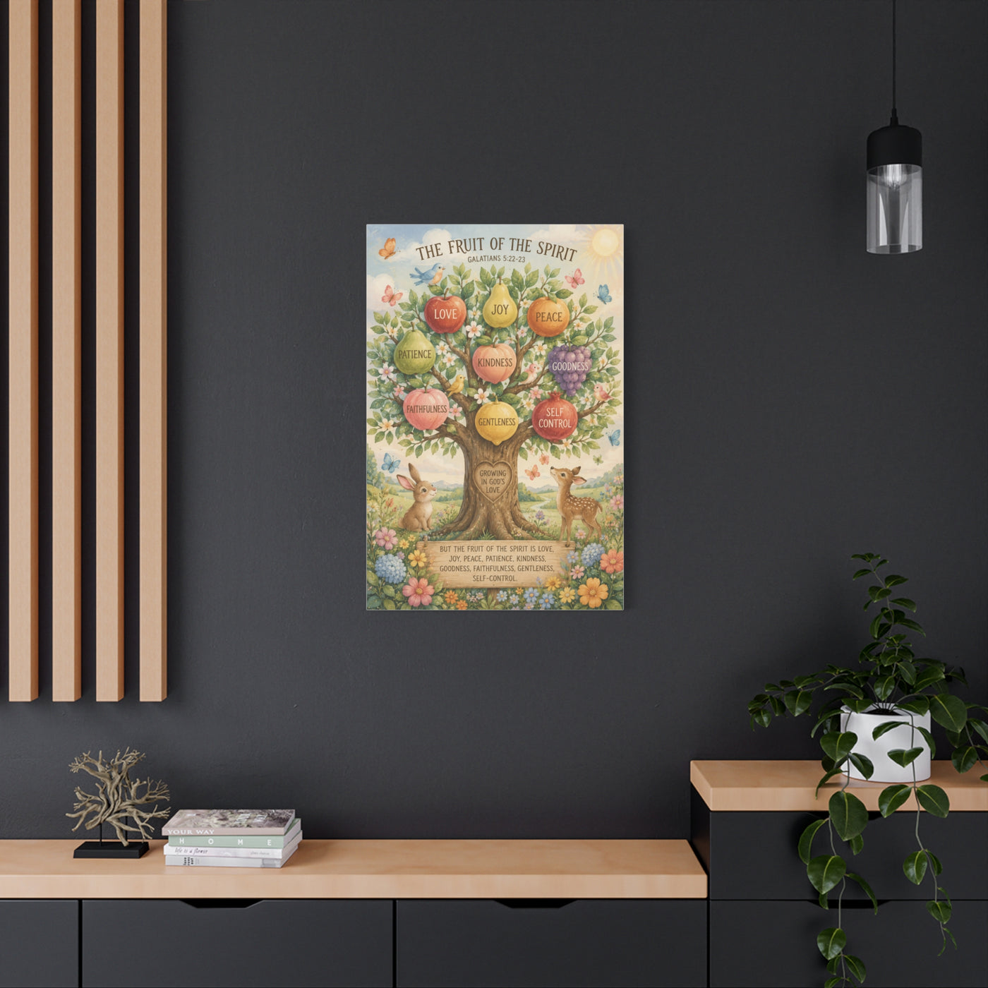 Fruit of the Spirit Children’s Scripture Wall Art & Canvas Print