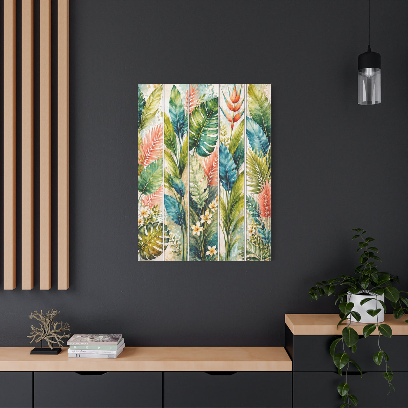 Oversized Tropical Botanical Panel Series Wall Art & Canvas Print
