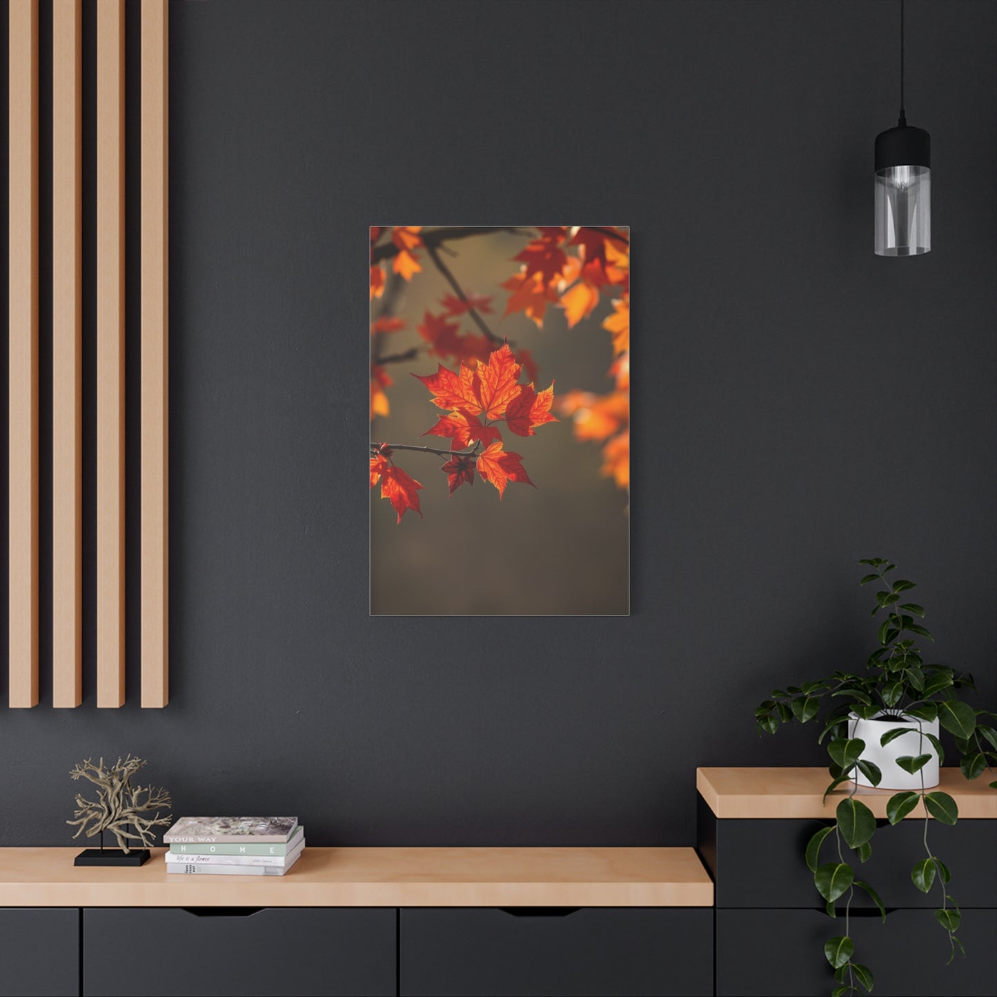 Golden Ember Season Canvas