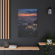 Los Angeles Skyline from Griffith Observatory Wall Art & Canvas Print