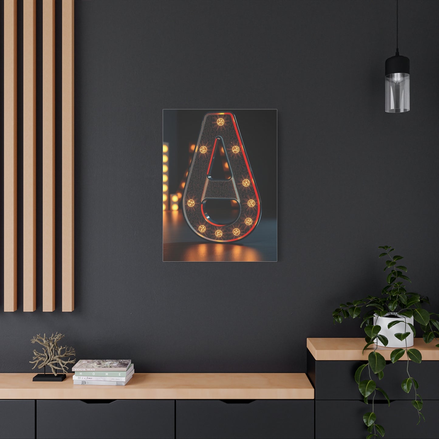 Elite A Alphabet & Letter Art Vision Wall Art & Canvas Print