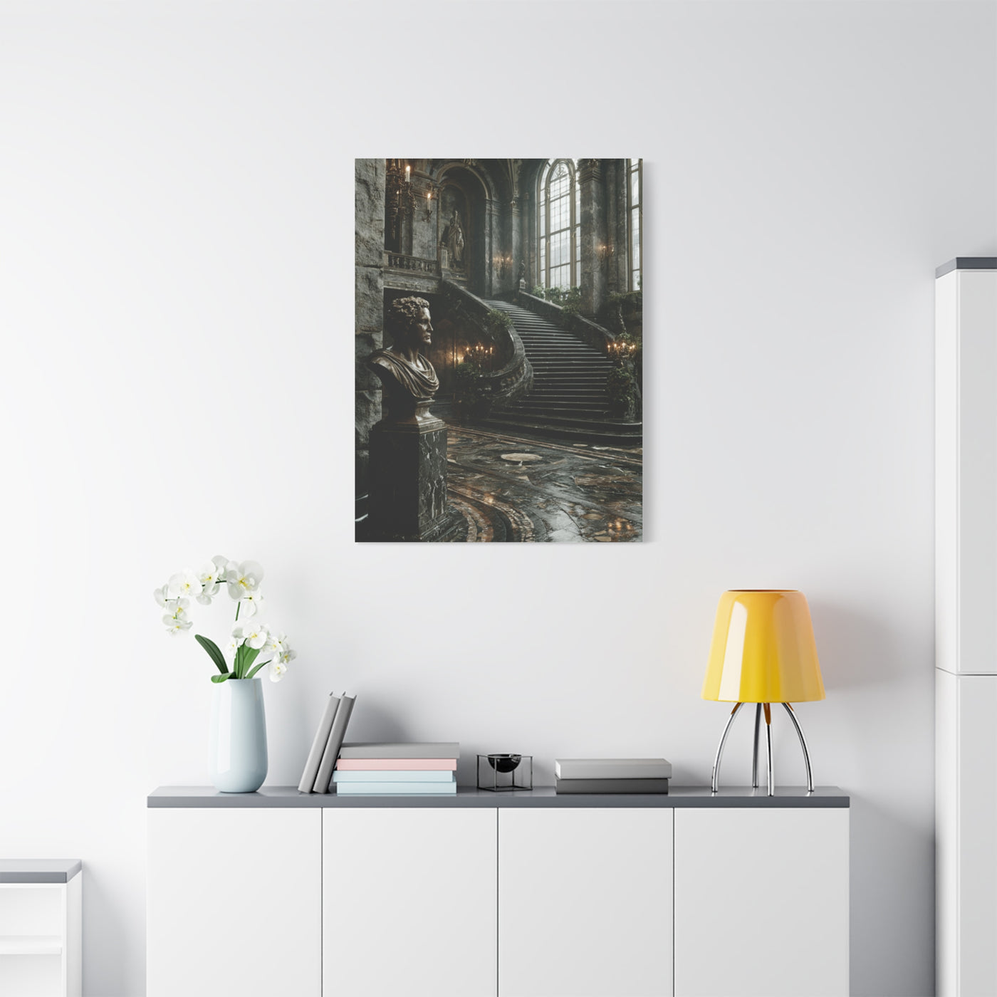 Grand Italian Staircase Interior Wall Art & Canvas Print