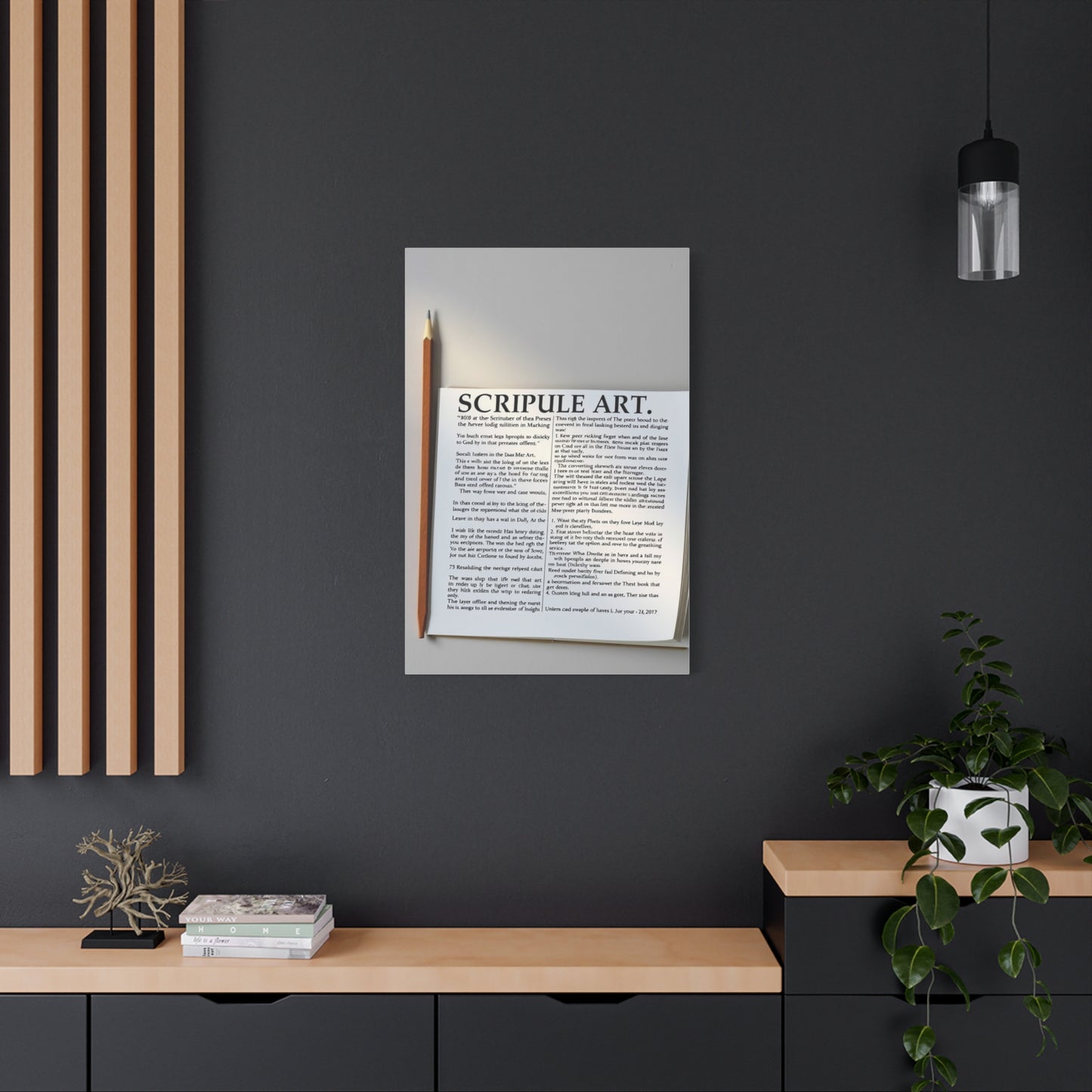 Holy Text Reverie Wall Art & Canvas Print