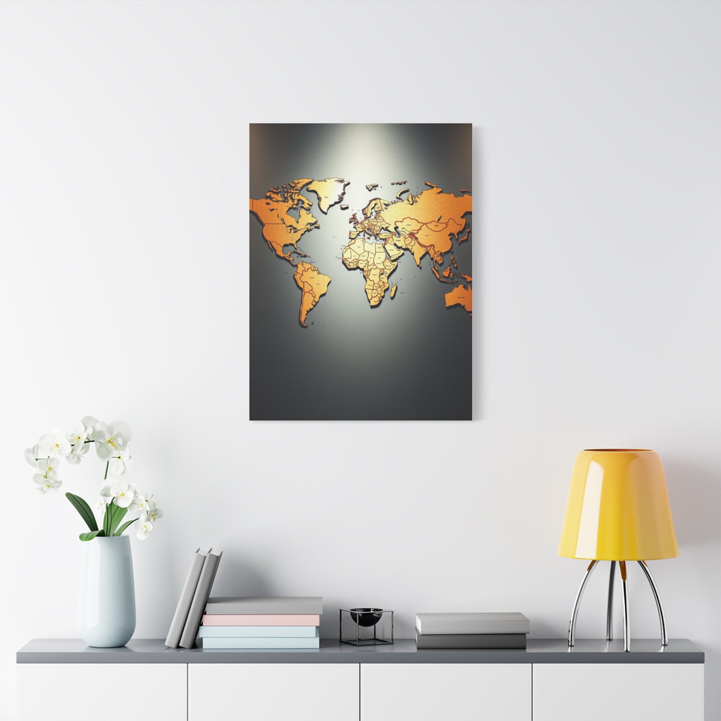 World Map Art Supreme Gallery Wall Art & Canvas Print