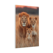 Lion Family Portrait Unity Wall Art & Canvas Print