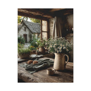 Rustic Farmhouse Window Still Life Wall Art & Canvas Print