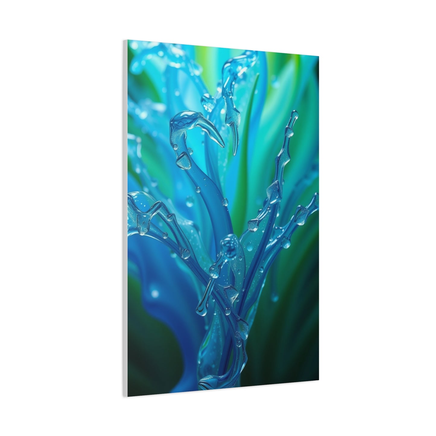 Blue & Green Art Supreme Canvas Wall Art & Canvas Print