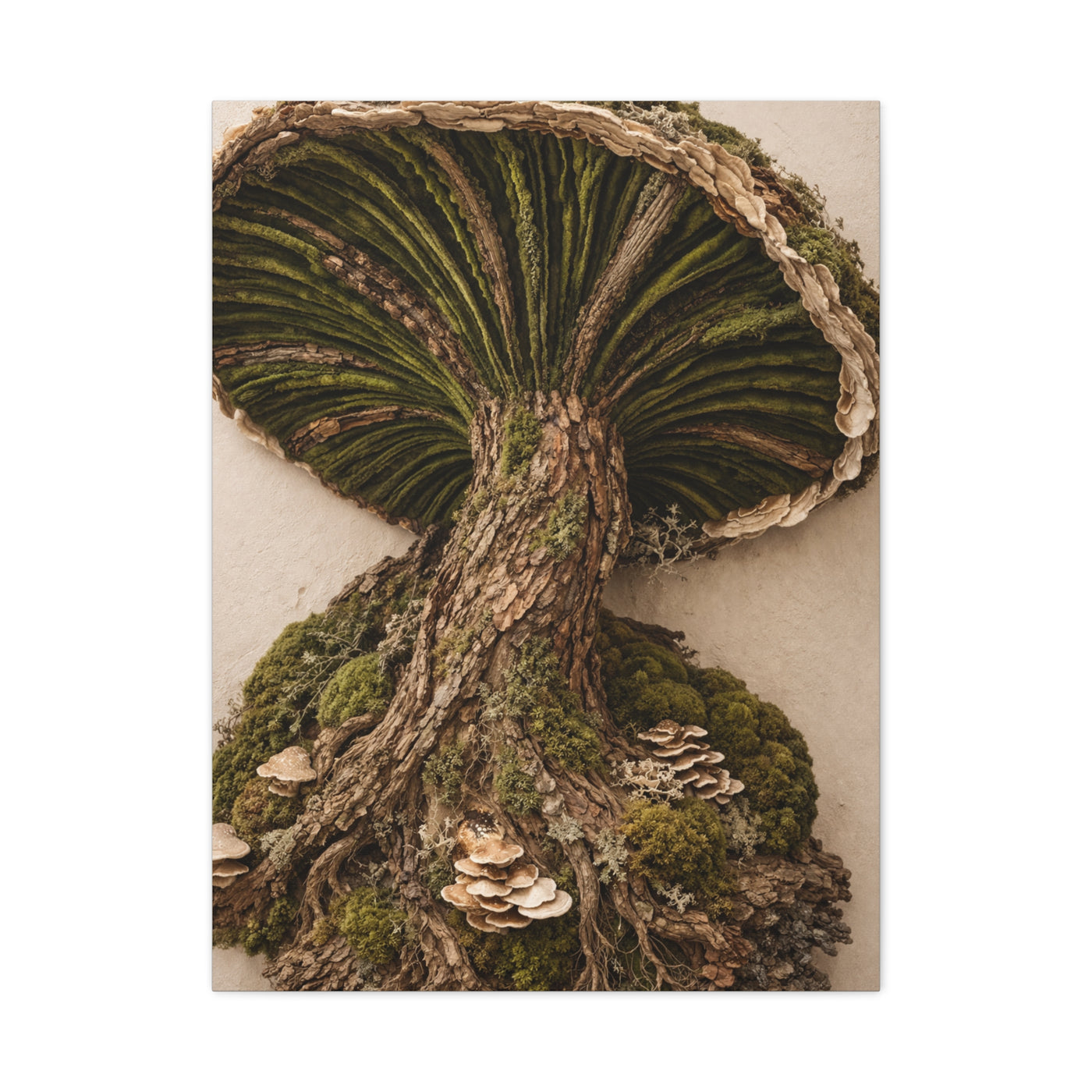 Giant Forest Biophilic Relief Sculpture Wall Art & Canvas Print