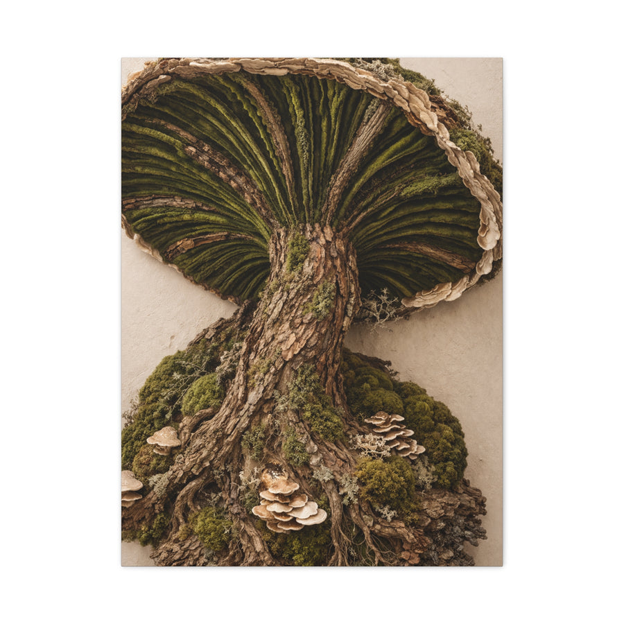 Giant Forest Biophilic Relief Sculpture Wall Art & Canvas Print
