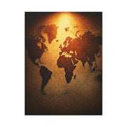 World Journey Aviation Map Wall Art & Canvas Prints