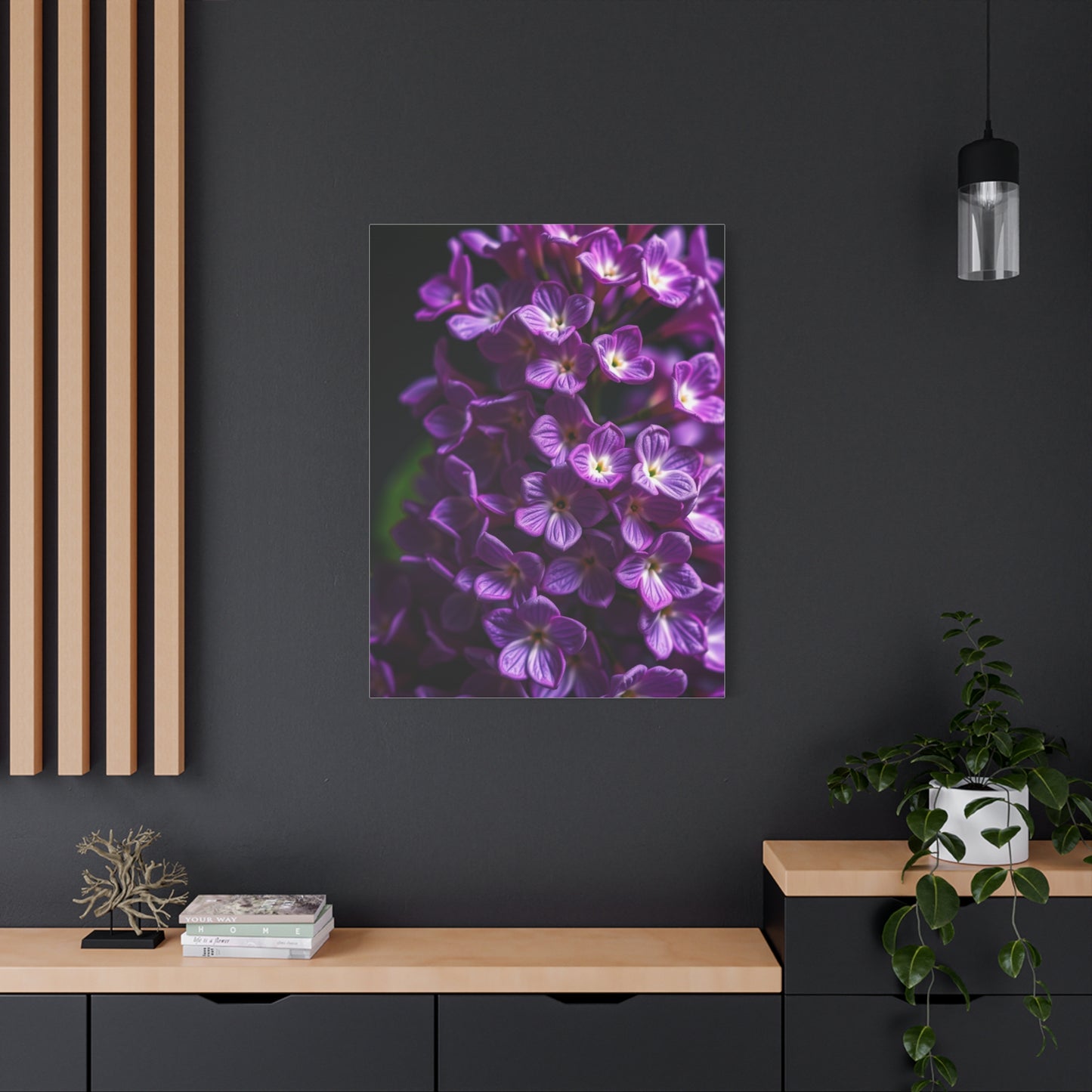 Masterpiece Lilac Flower Art Vision Wall Art & Canvas Print