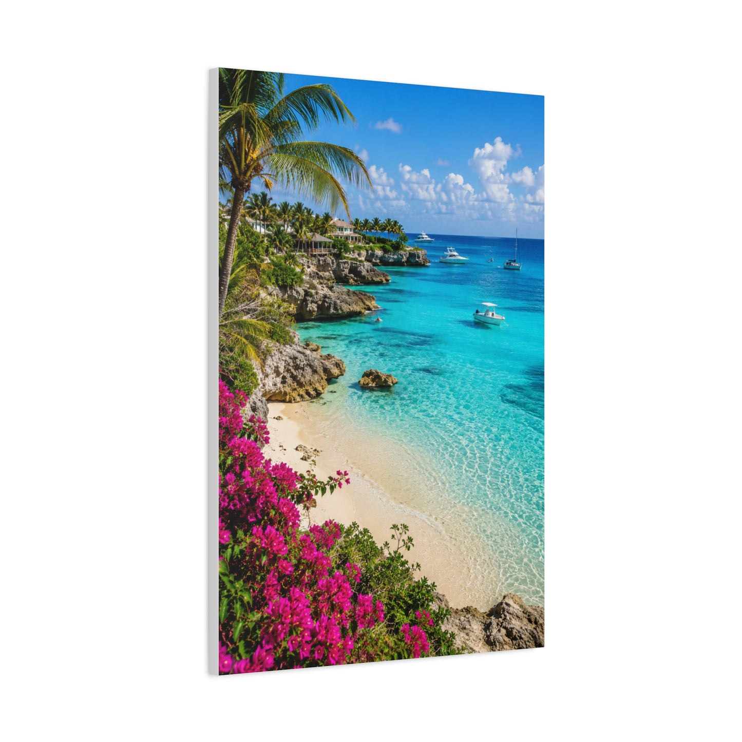 Grand Cayman Tropical Cove Wall Art & Canvas Print