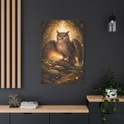 Enchanted Forest Guardian Owl Wall Art & Canvas Print