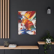 Bold Multicolor Abstract Brushstroke Wall Art & Canvas Print