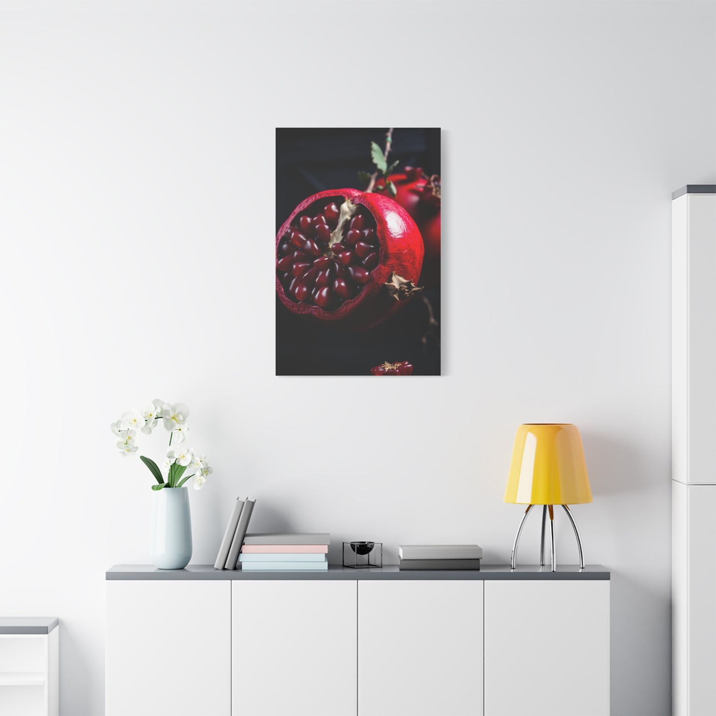 Crimson Obsidian Canvas