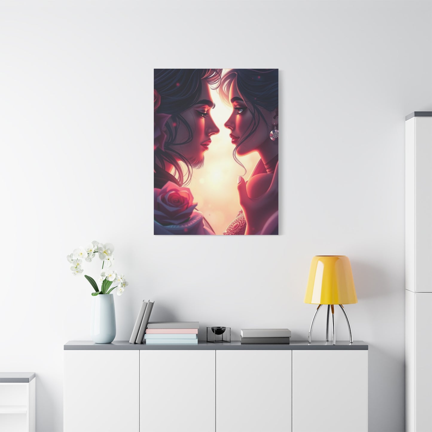 Soulful Embrace Canvas Wall Art & Canvas Print