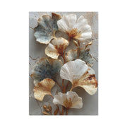 Textured Ginkgo Botanical Wall Art & Canvas Print