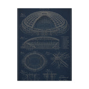 All Weather Stadium Blueprint Sports Wall Art & Canvas Print
