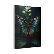 Midnight Blue Garden Butterfly Wall Art & Canvas Prints