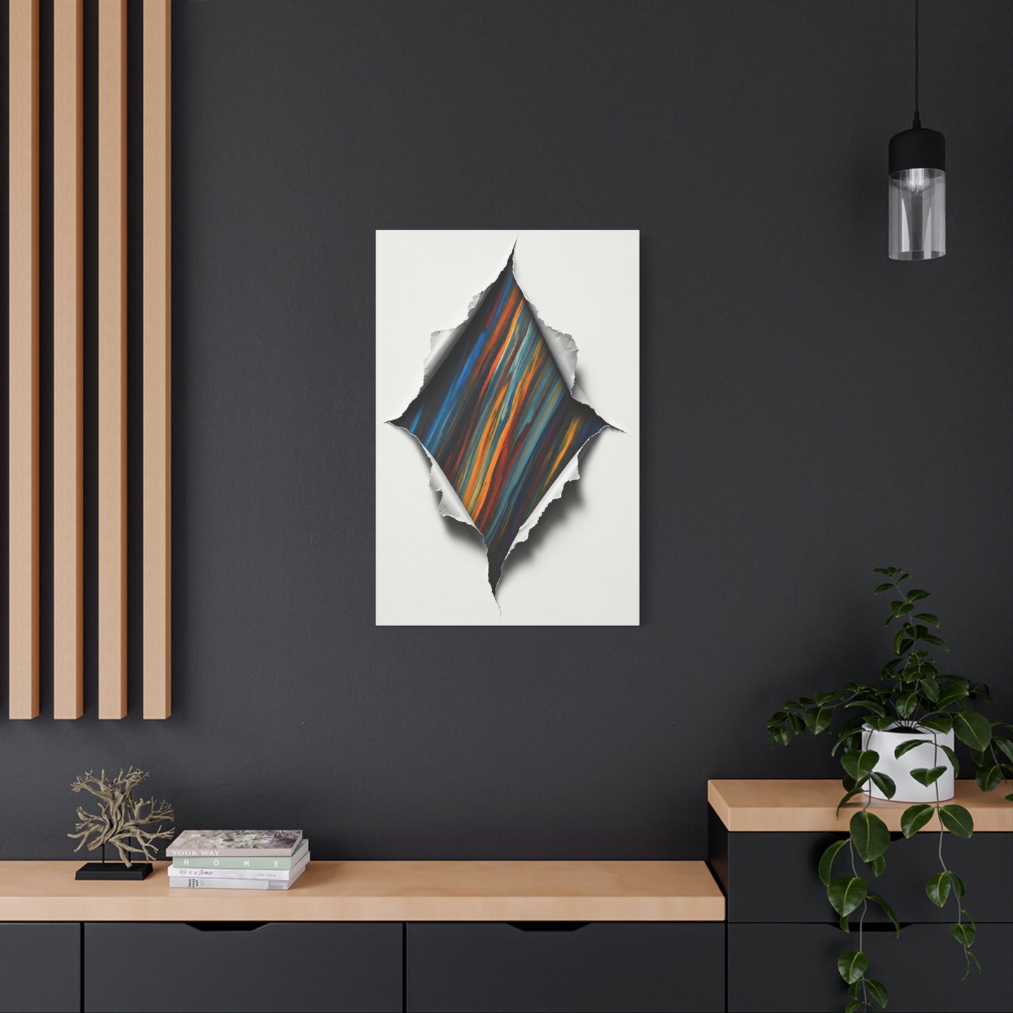 Fractured Color Core Abstract Wall Art & Canvas Prints