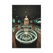 Cosmic Core Human Sculpture Wall Art & Canvas Print