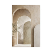 Soft Neutral Architectural Arch Wall Art & Canvas Print