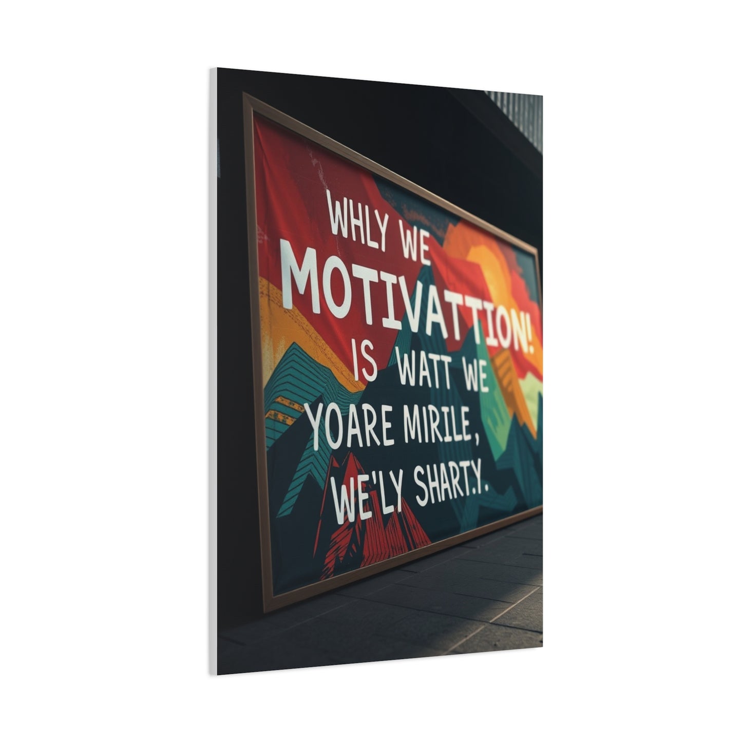 Masterpiece Motivational Art Vision Wall Art & Canvas Print