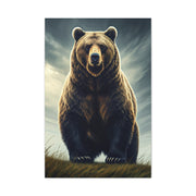 Majestic Grizzly Standing Portrait Wall Art & Canvas Prints