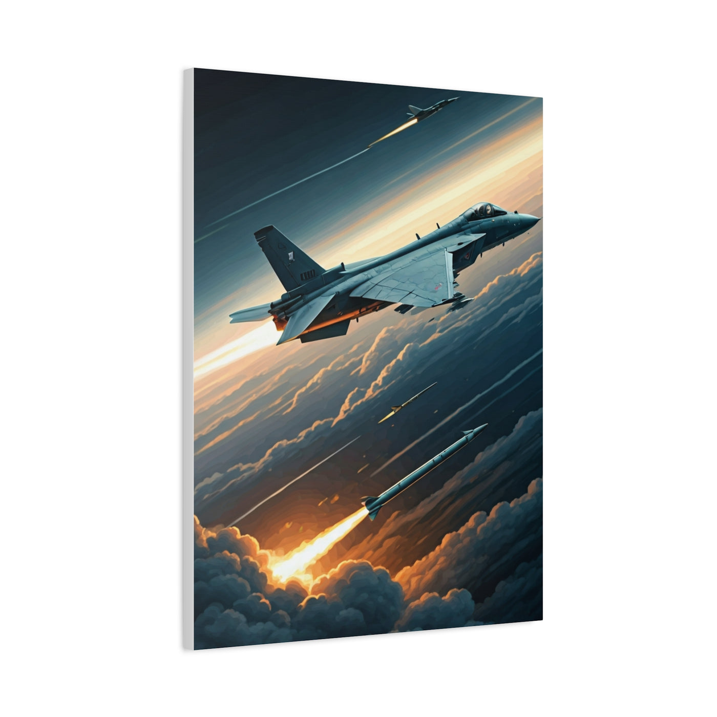 Cloudfire Jet Pursuit Wall Art & Canvas Prints