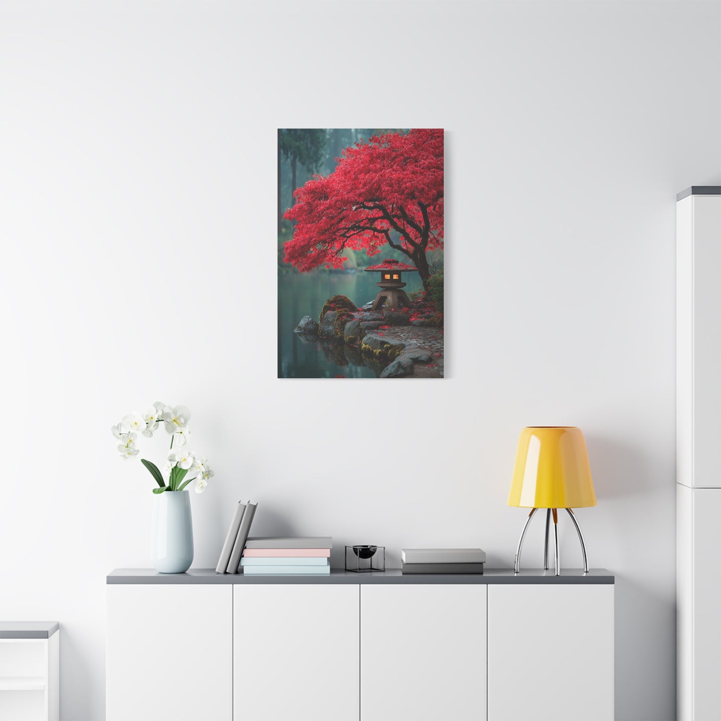 Japanese Maple Garden Autumn Wall Art & Canvas Print