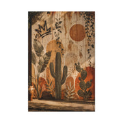 Desert Graffiti Botanical Street Wall Art & Canvas Print