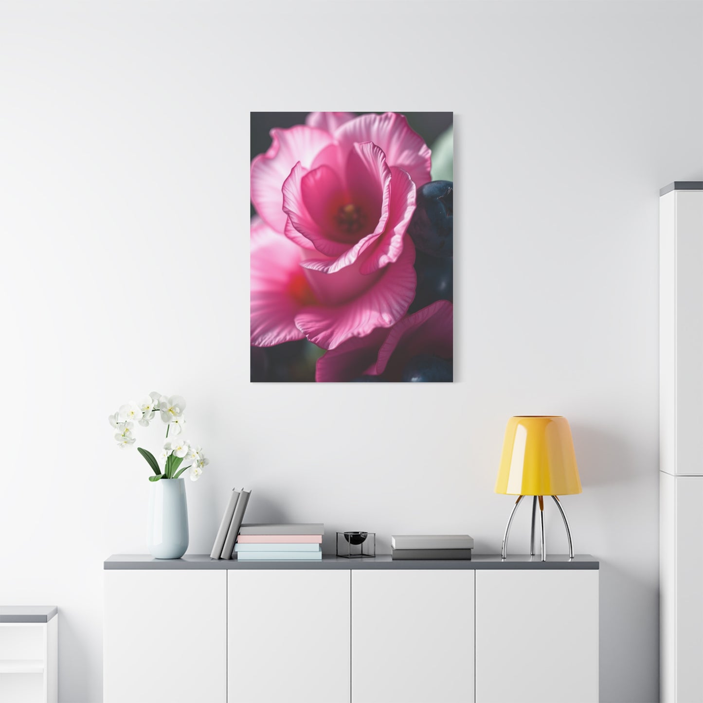Elite Blush and Blueberry Art Vision Wall Art & Canvas Print