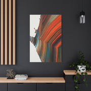 Warm Contour Flow Abstract Wall Art & Canvas Prints