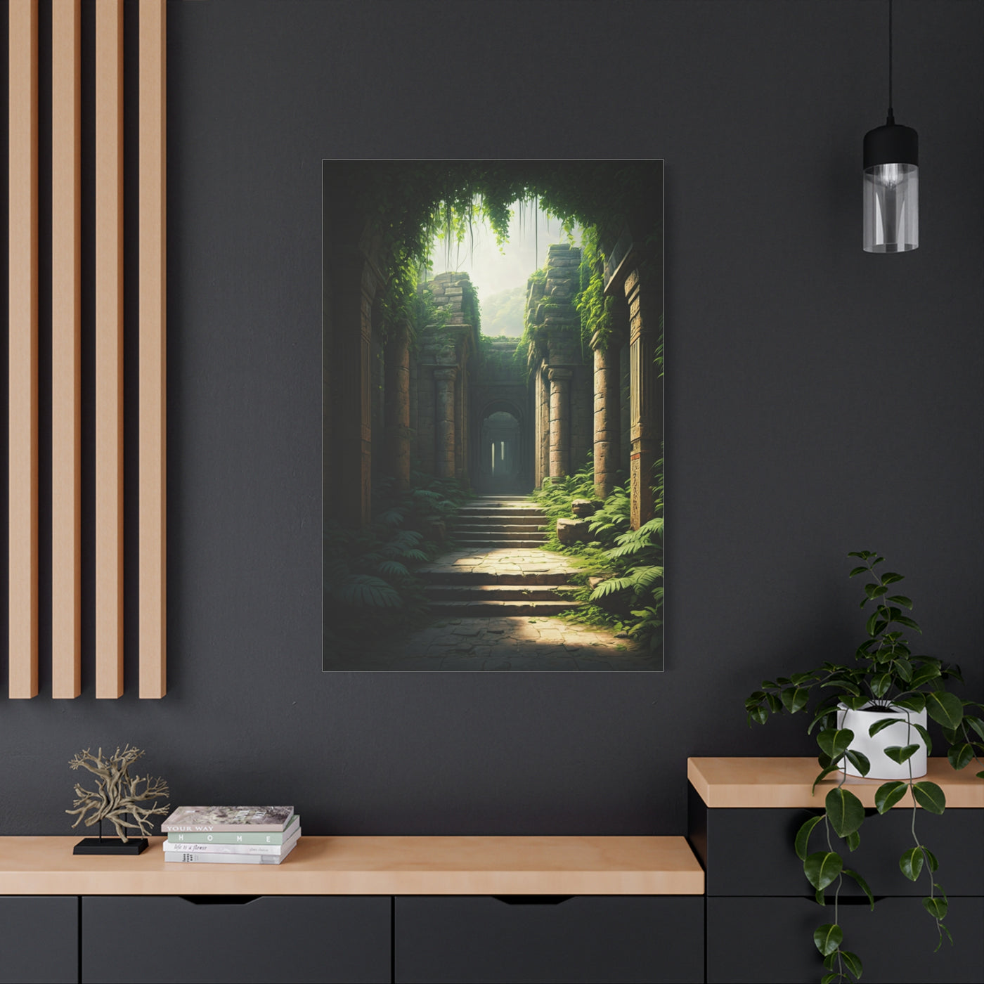 Temple Pathway of Light Wall Art & Canvas Prints