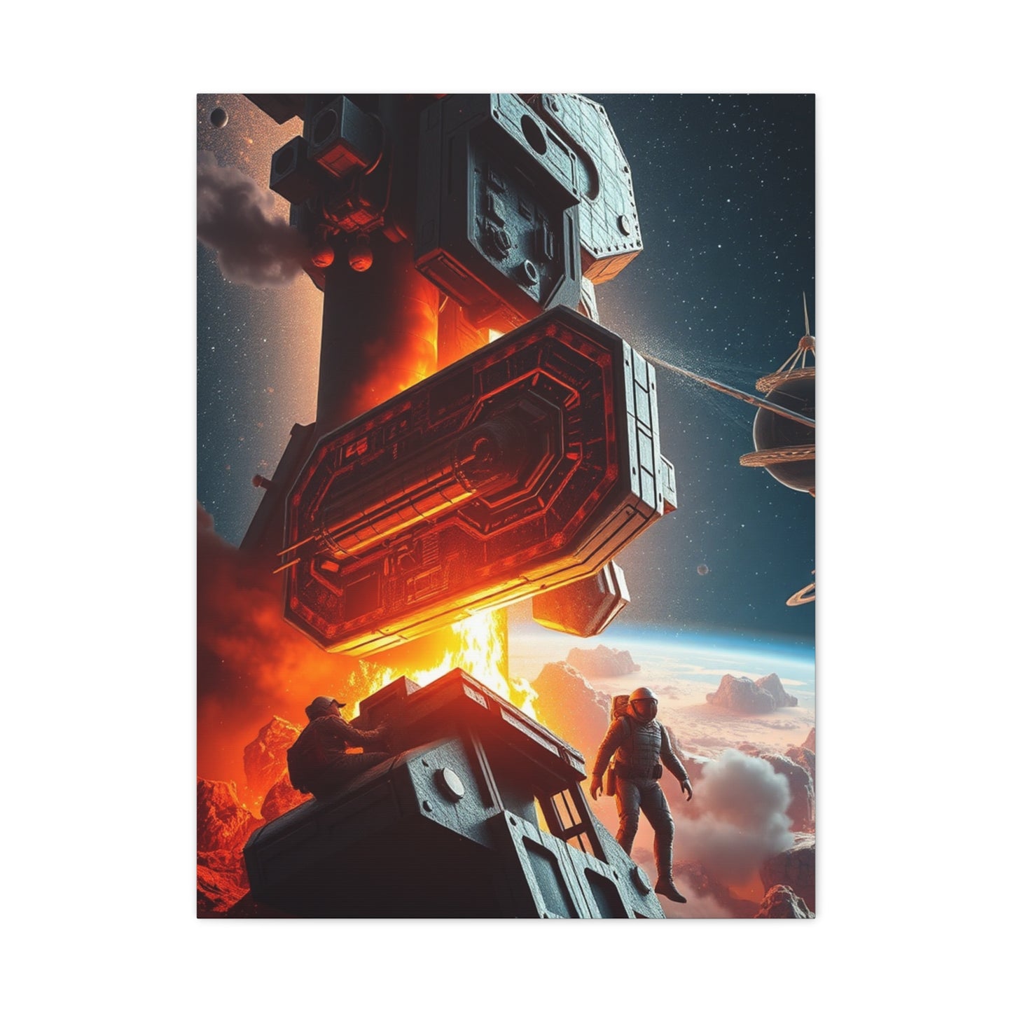 Galactic Elegance Display Wall Art & Canvas Print