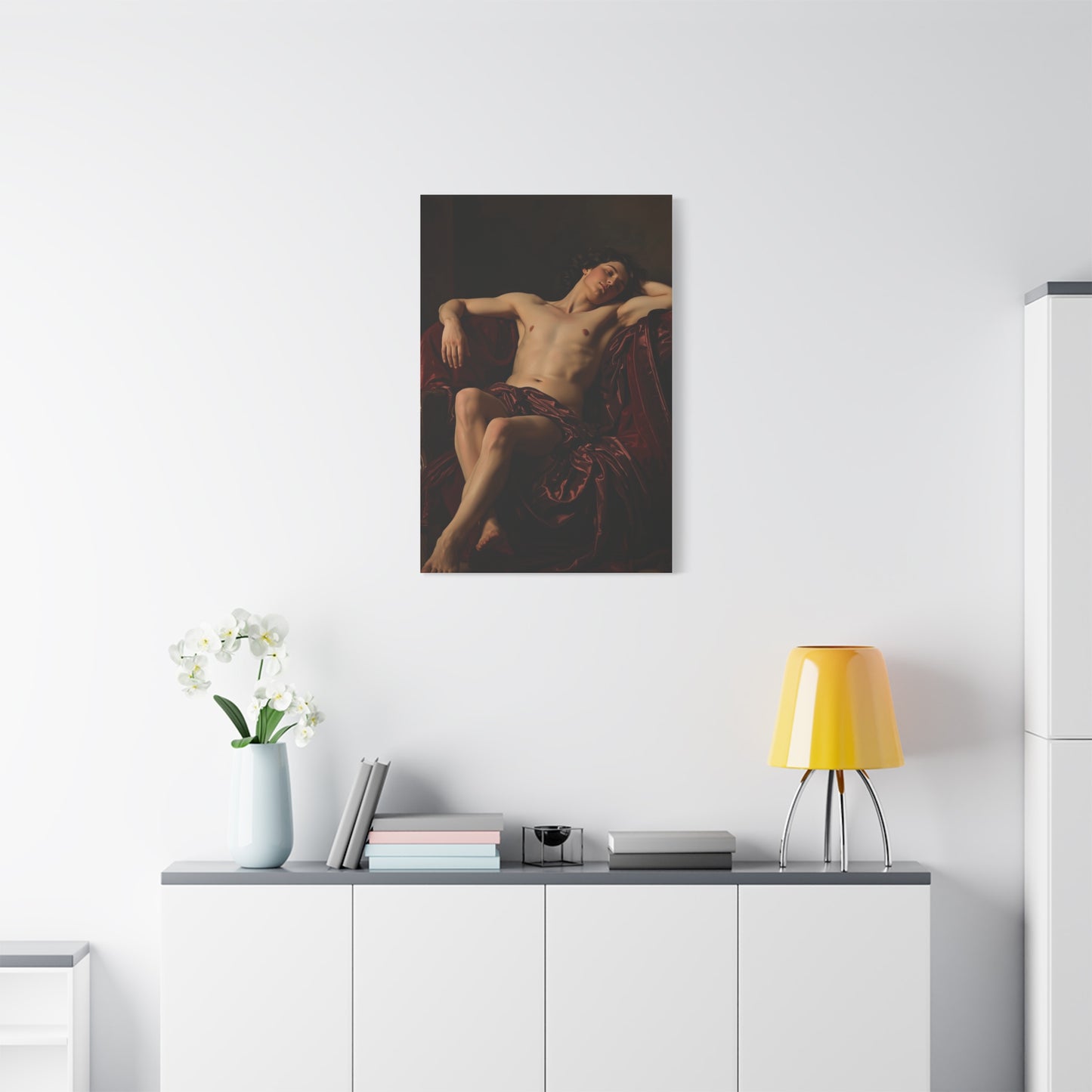 Classical Draped Male Figure Wall Art & Canvas Print