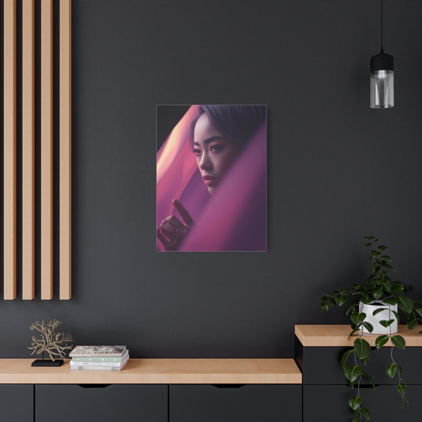 Imperial Violet Vignette Wall Art & Canvas Print