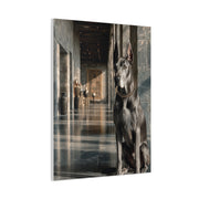 Great Dane Modern Architectural Portrait Wall Art & Canvas Print