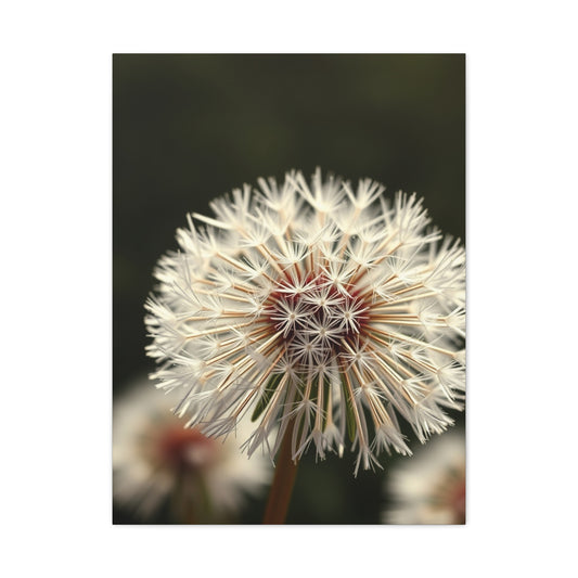 Dandelion Flower Art Supreme Canvas Wall Art & Canvas Print