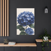 Indigo Hydrangea Bloom Wall Art & Canvas Print