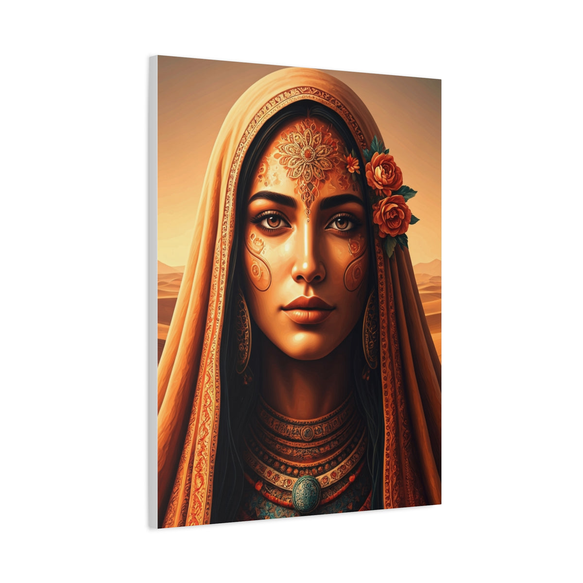 Sacred Desert Muse Portrait Wall Art & Canvas Prints