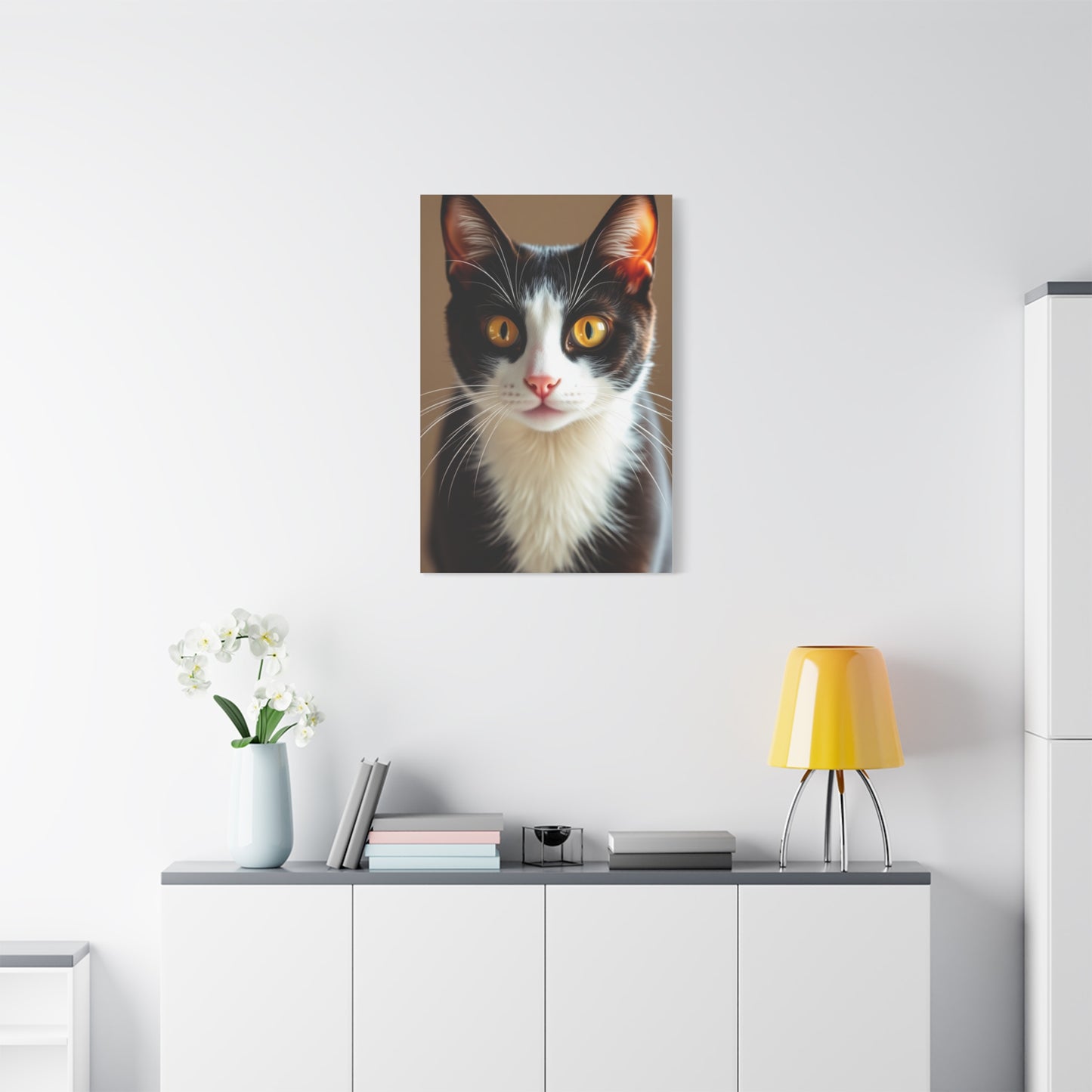 Tuxedo Cat Art Supreme Canvas Wall Art & Canvas Print